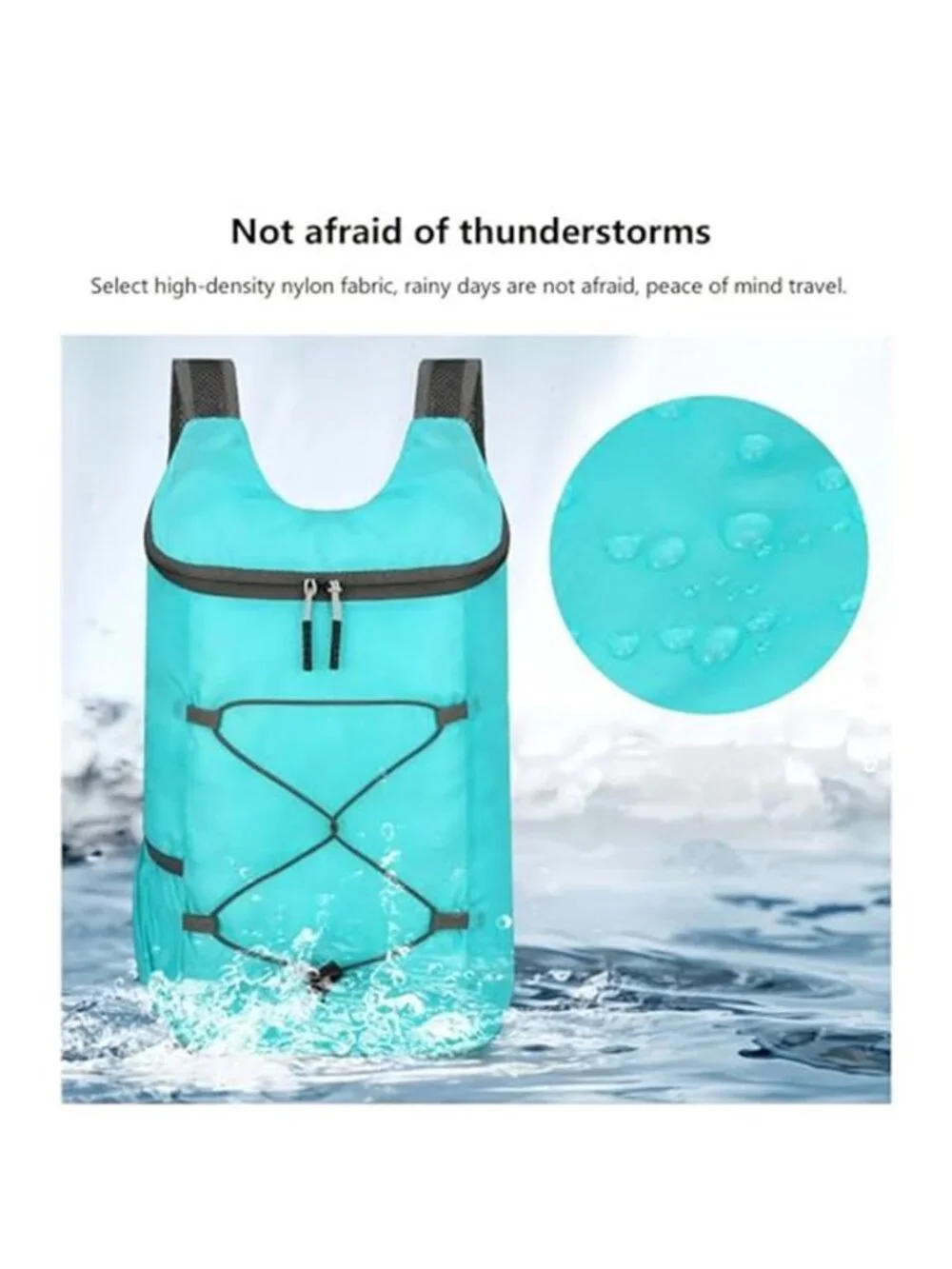 16L Foldable Hiking Backpack Small Packable Daypack Lightweight Travel Men Women